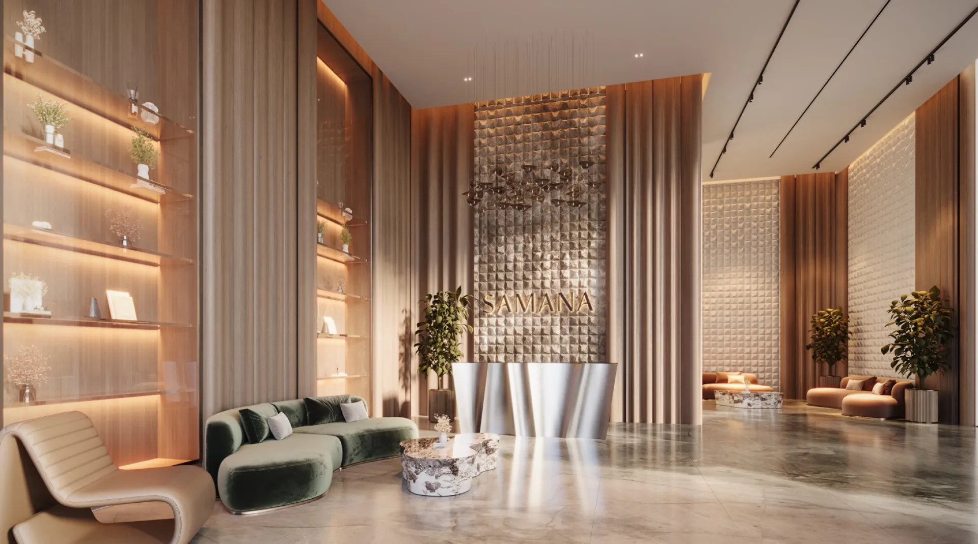 Entrance lobby of SAMANA Greenfield 2